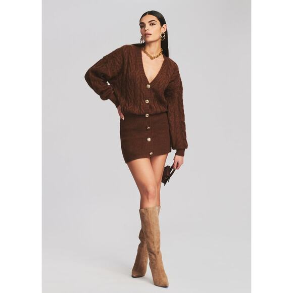 Retrofête Tala Sweater Long Sleeves Mini Dress - XS - Picture 1 of 5